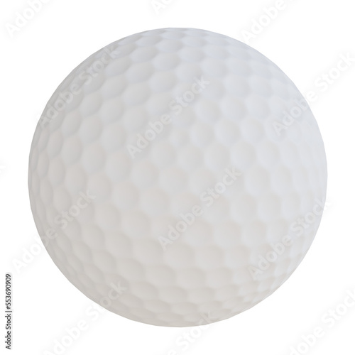 golf ball 3d render icon