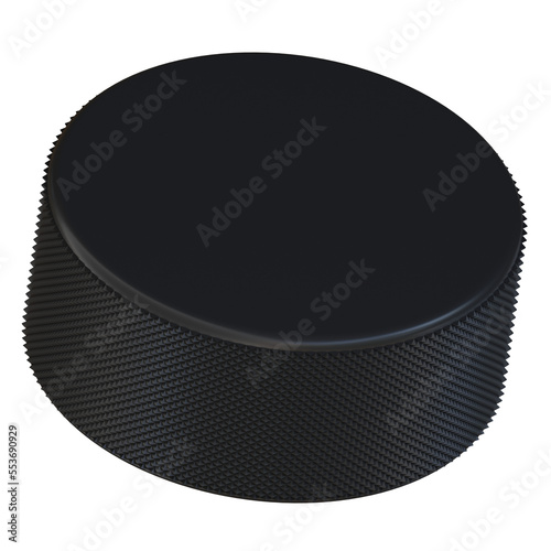 Canvas Print hockey puck 3d render icon