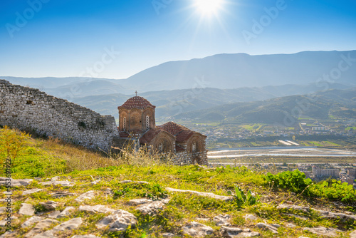 St. Theodores church in Berat castle Albania