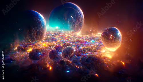 Visualizing all possibilities imaginable for reality through a web of multiverses