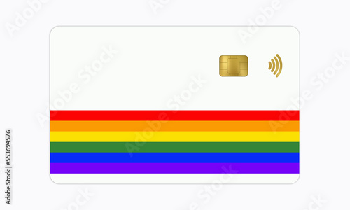 Multicolored bank card. Free Download Multicolored bank card. - GFXLoad