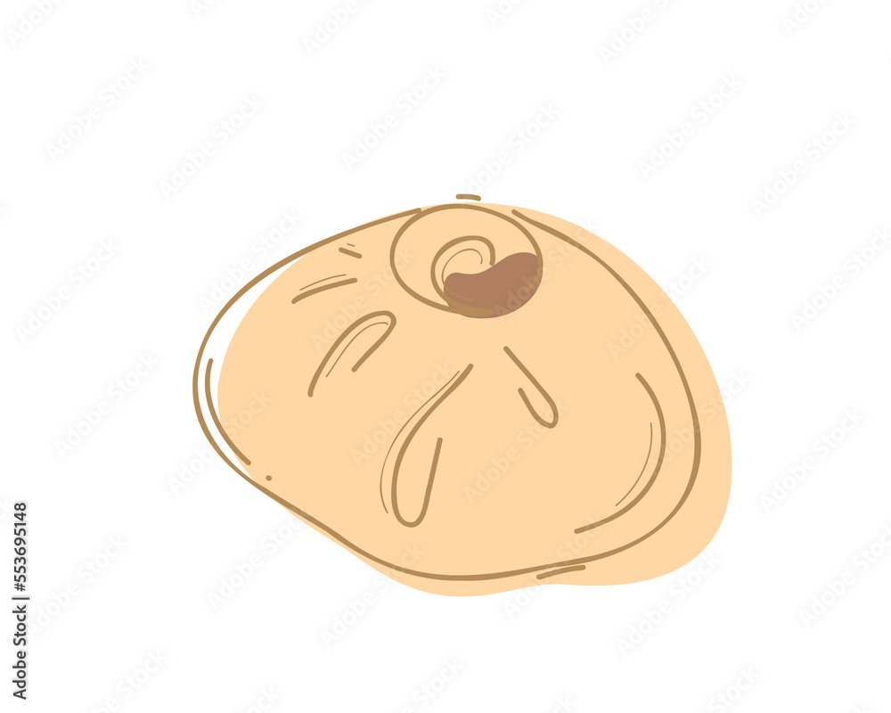 manti food. Doodle vector illustration manti food. Doodle vector illustration