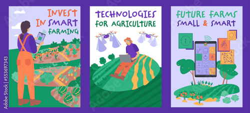 Smart farming with agricultural application controlling the process