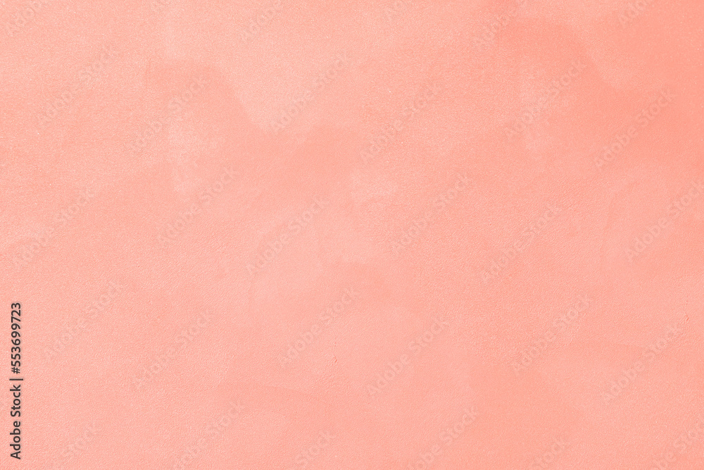 Fototapeta premium soft peach color texture background, empty vintage wall with copy space