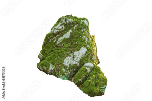 Isolated PNG cutout of a rock on a transparent background, ideal for photobashing, matte-painting, concept art