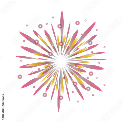 Pink shine bright firework