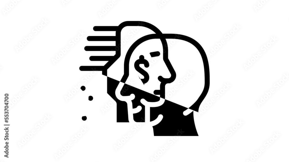 artificial intelligence business consultant line icon animation artificial intelligence business consultant line icon animation
