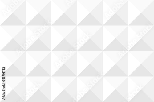 Abstract white and gray geometric seamless wall background. Vector illustration