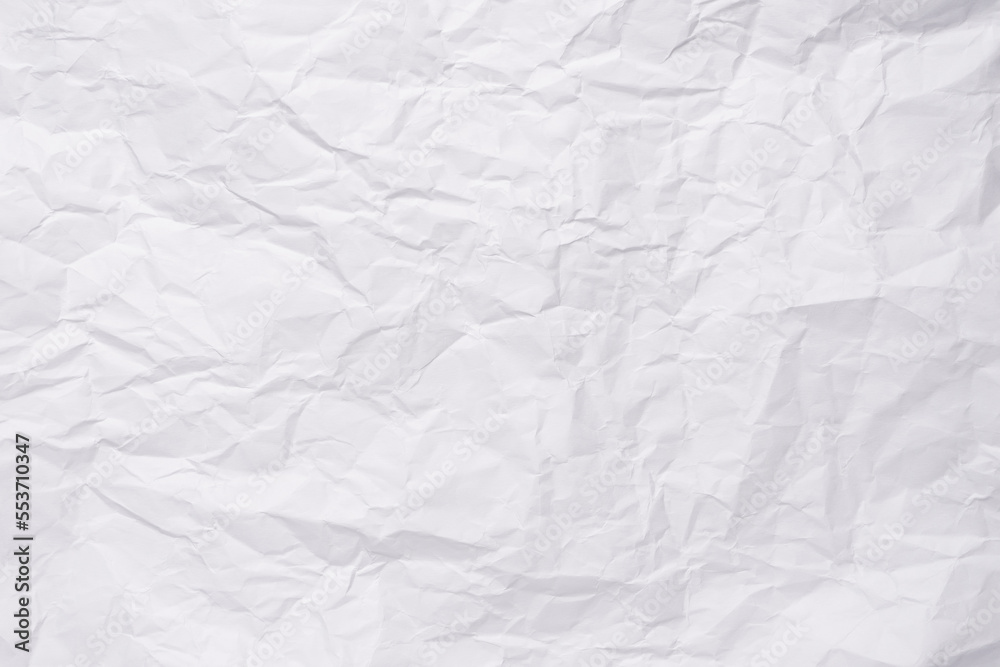White crumpled paper texture background, clean white wrinkled paper, top view. White crumpled paper texture background, clean white wrinkled paper, top view.