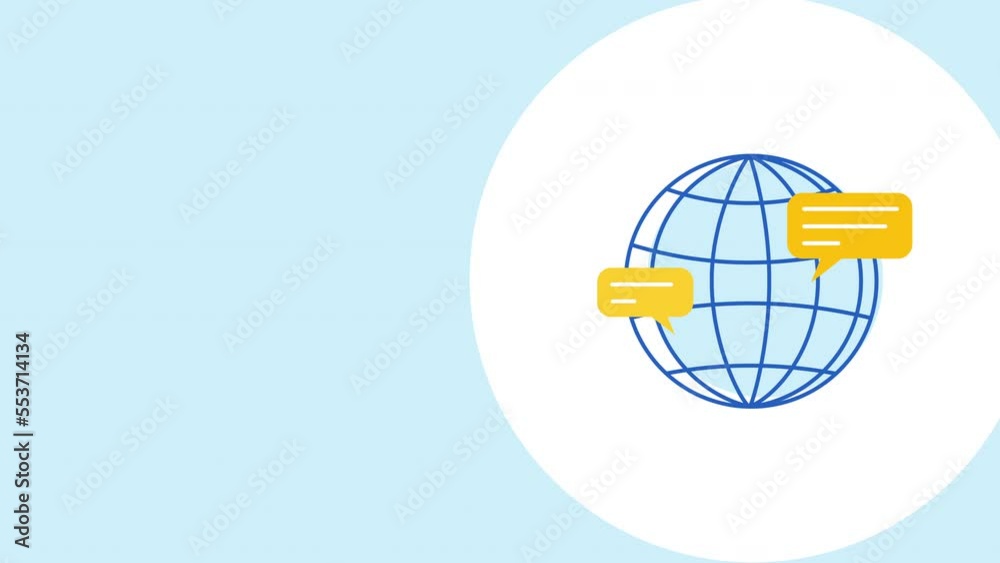 4k video of cartoon networking icon design. 4k video of cartoon networking icon design.