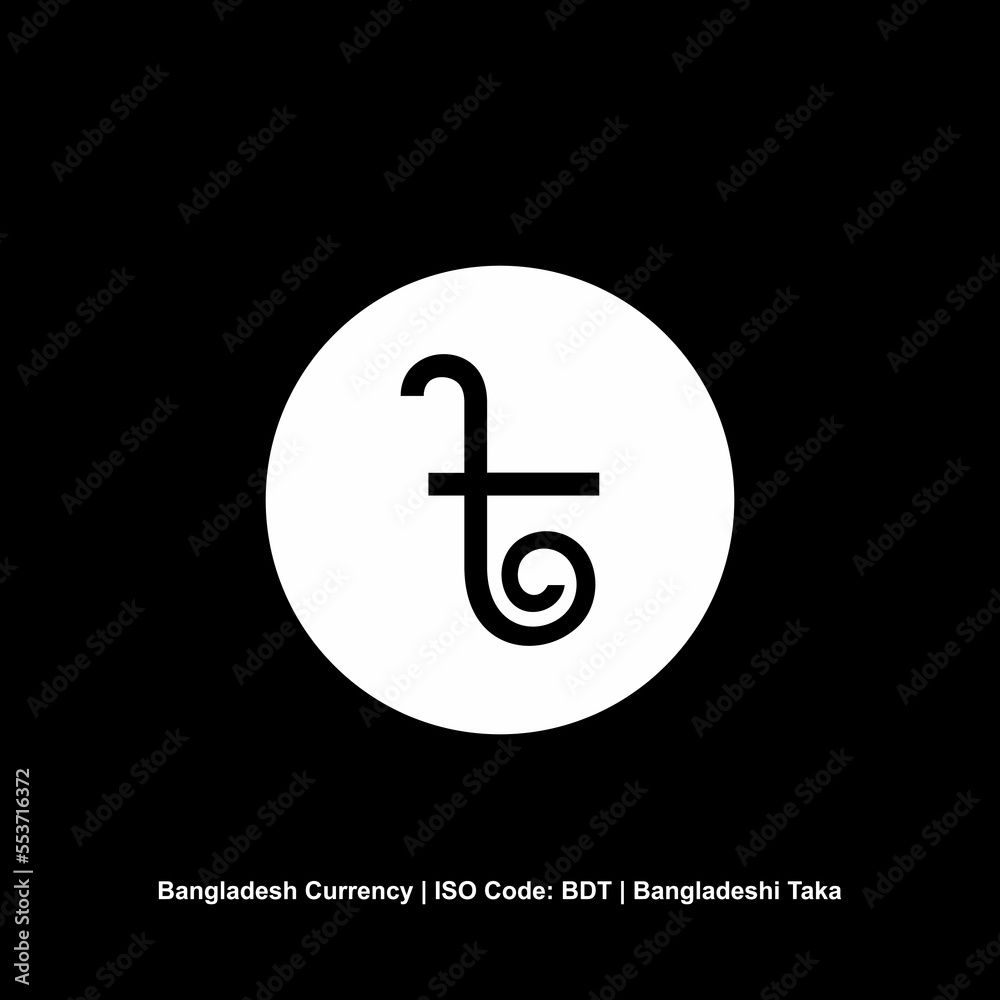 Bangladesh Currency Icon Symbol, Bangladeshi Taka, BDT Sign. Vector Illustration Bangladesh Currency Icon Symbol, Bangladeshi Taka, BDT Sign. Vector Illustration