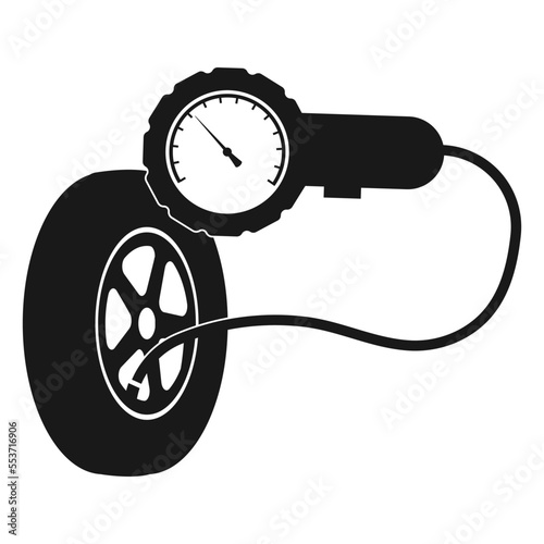 Tire pressure gauge icon