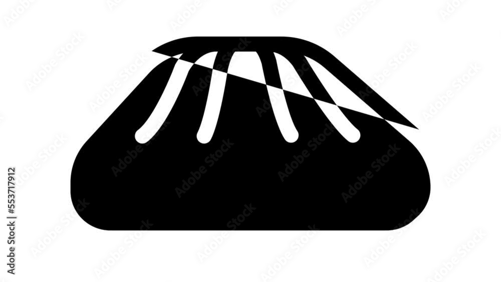 poses booze dumpling line icon animation poses booze dumpling line icon animation