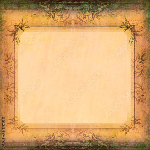 Vintage Grunge Frame with space for text © diavolessa