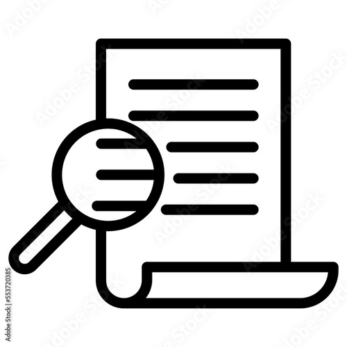 paper search icon