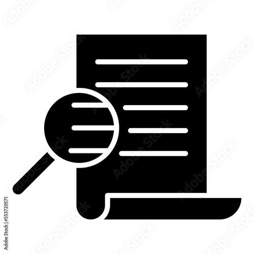 paper search icon