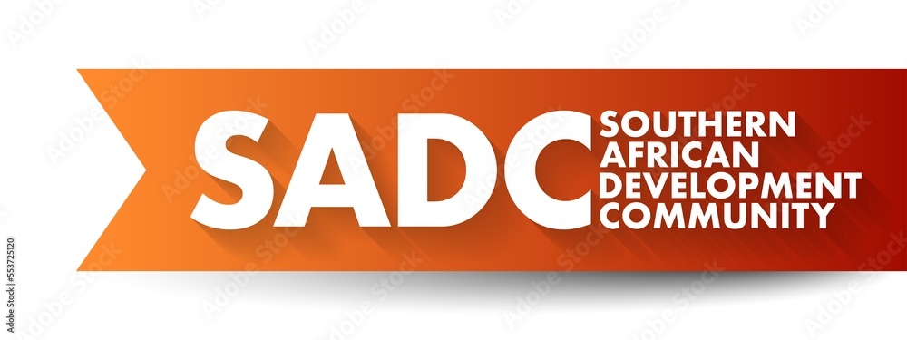 SADC Southern African Development Community - goal is to further regional socio-economic cooperation and integration as well as political and security cooperation, acronym text concept background