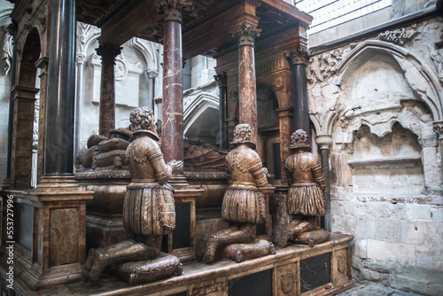 Funeral effigy in Collegiate Church of St Peter at Westminster Abbey 15th century photo