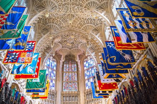  Henry VII Lady Chapel interior, Westminster. Burial place of fifteen kings and queens Stuard's dynasty. London, UK