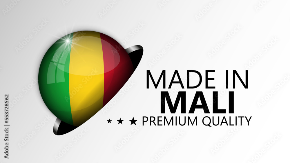 Made in Mali graphic and label.
