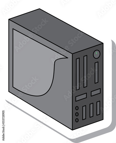 ステッカー風の単品アイコン　PC