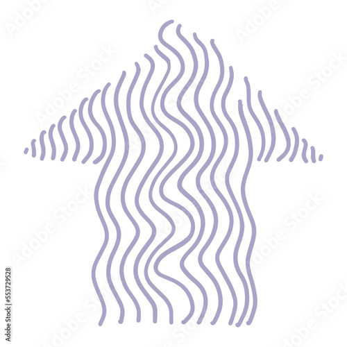 Hand drawn doodle graphic line elements