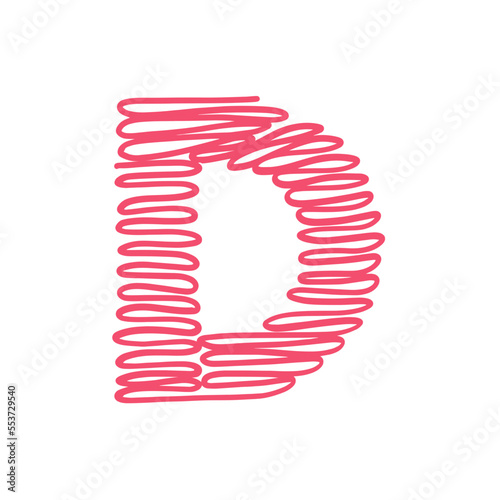Hand drawn doodle graphic line elements