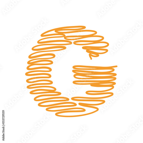 Hand drawn doodle graphic line elements