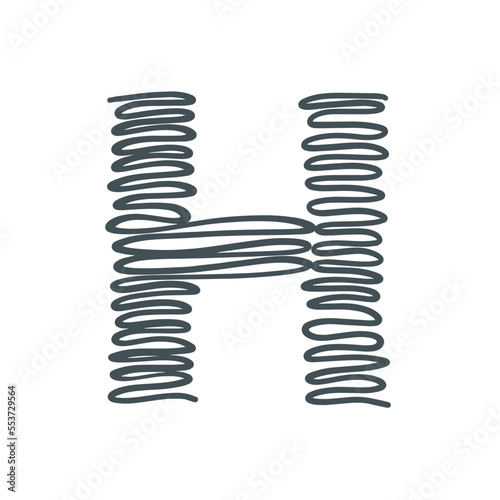 Hand drawn doodle graphic line elements