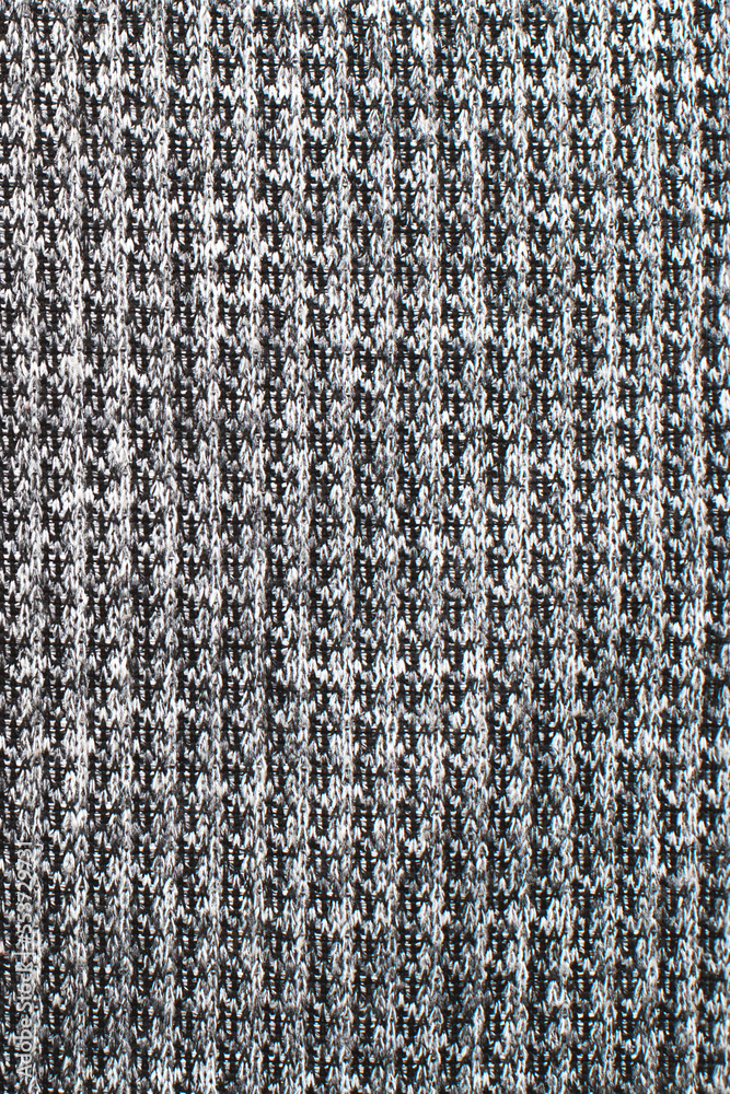 Fototapeta premium black textile texture. smooth cotton background closeup.
