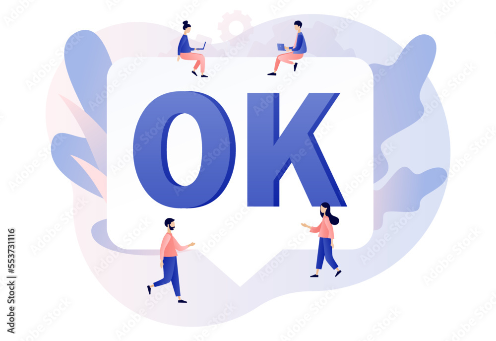 OK sign. Okay. Communication gestures concept. Modern flat cartoon style. Vector illustration on white background
OK sign. Okay. Communication gestures concept. Modern flat cartoon style. Vector illustration on white background