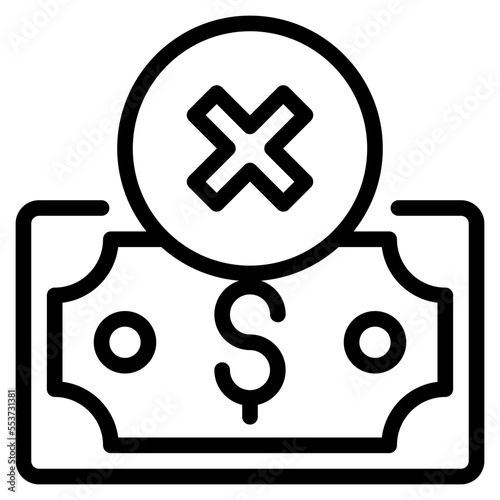 No Money Icon