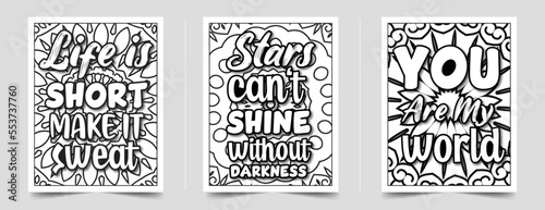 Motivational quotes adult coloring books, Inspirational quotes adult coloring pages