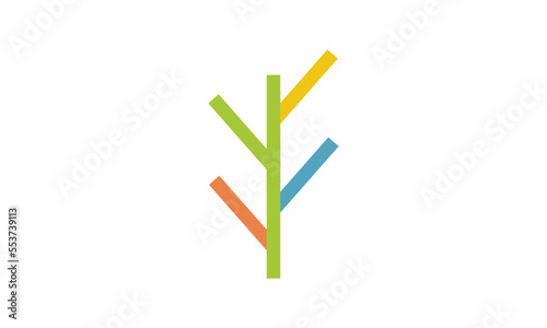 four seasons of the year logo icon concept