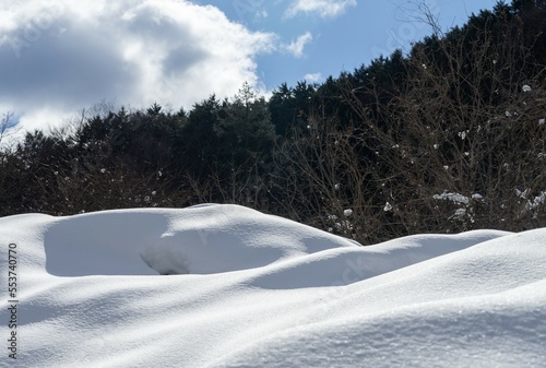 雪のある景色 © mk1gan