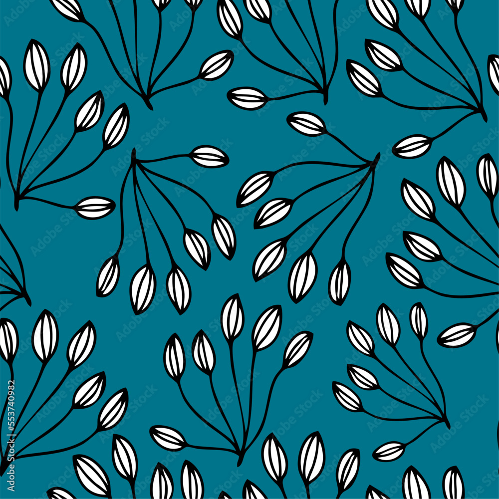 Fototapeta premium seamless floral pattern
