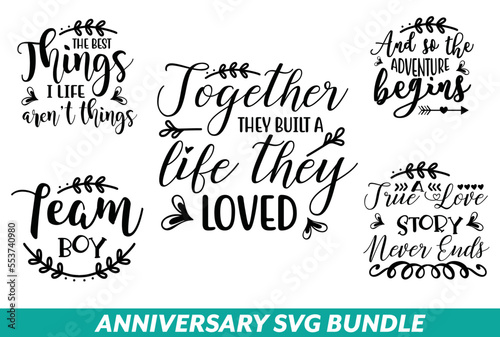 Anniversary SVG Bundle 
