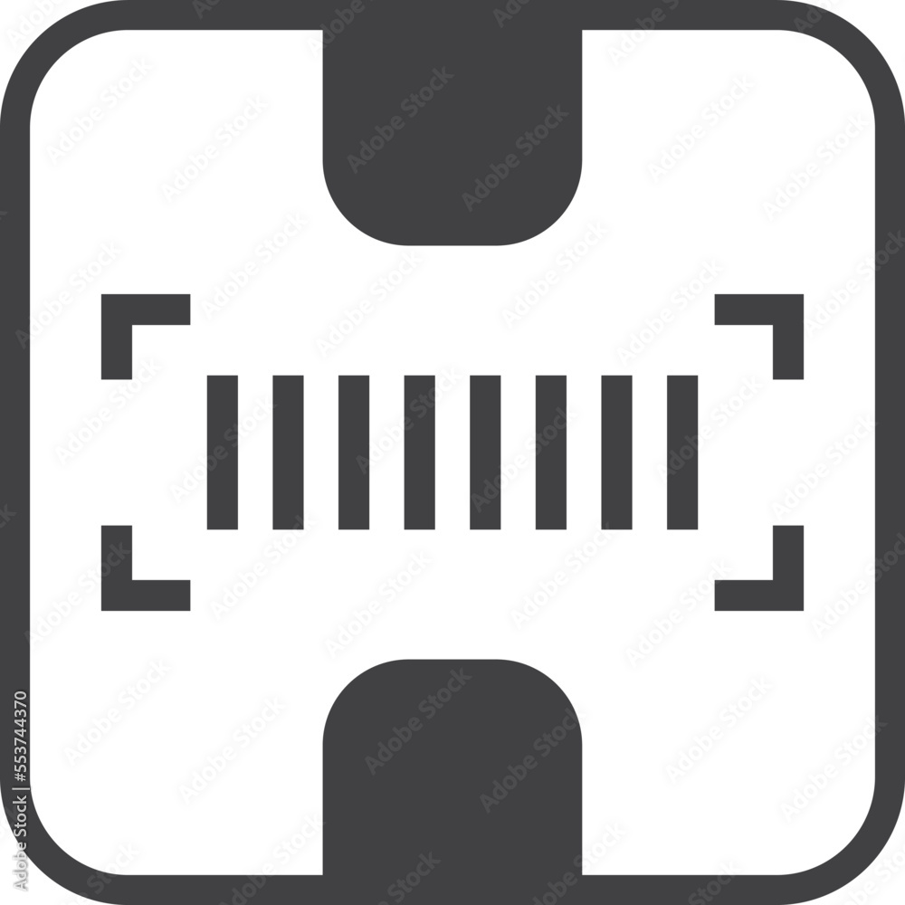 parcels and bar codes illustration in minimal style parcels and bar codes illustration in minimal style