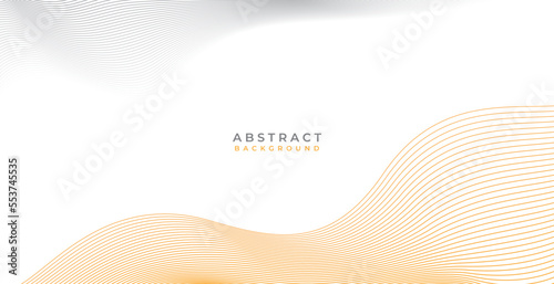 Abstract Orange Line background design