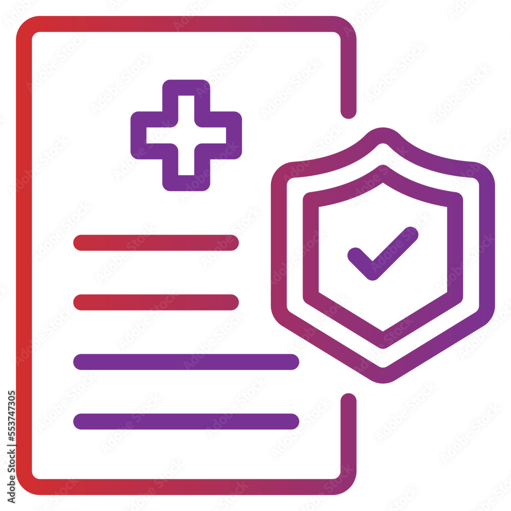 Fototapeta premium Insurance Icon