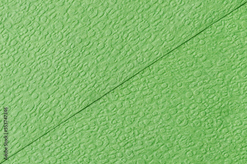The Texture of natural green paper as background.