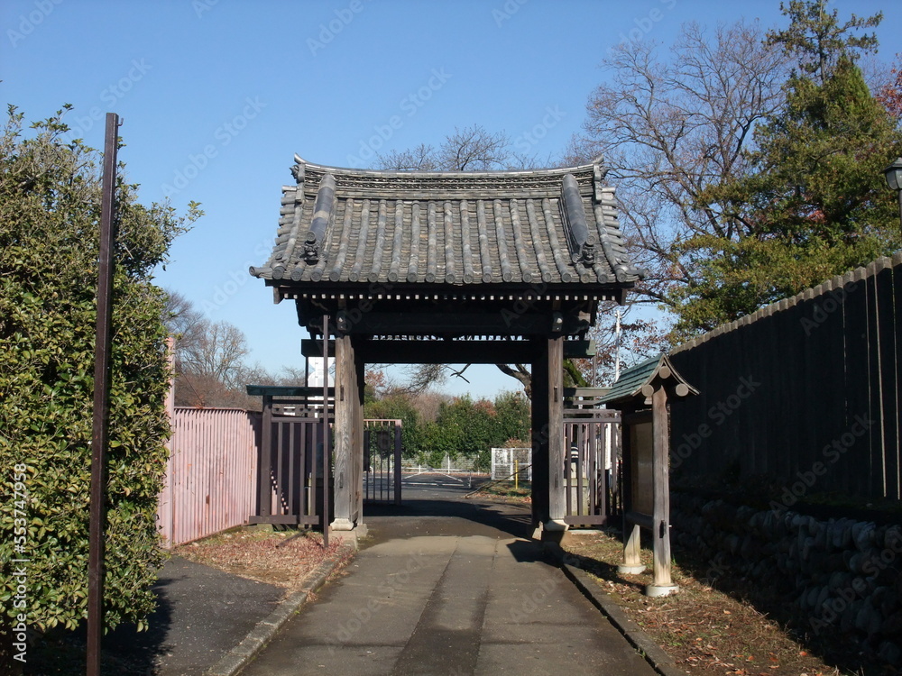 不動寺　桜井門(旧桜井寺山門)　埼玉県　所沢市