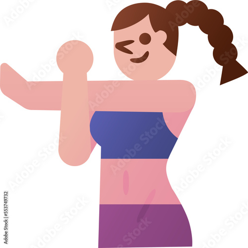stretching illustration
