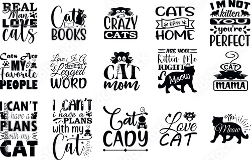 Cat Quotes SVG Bundle pack 1 