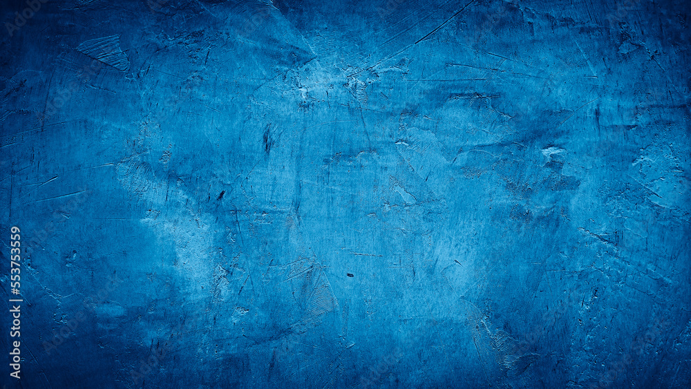 Obraz premium Texture blue cement concrete wall abstract background