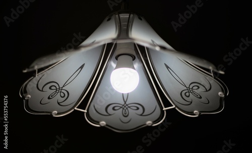 decorative chandelier with one bulb