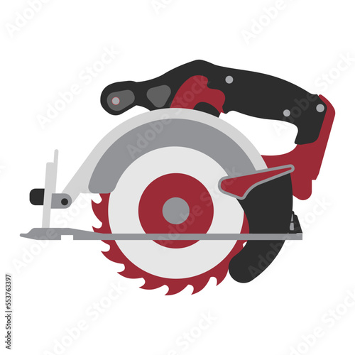 Circle Saw Vector Illustration