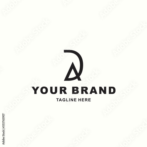 Free Download combined letter logo D and A - GFXLoad