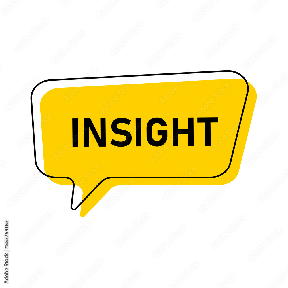 Insight. Banner, inscription, icon, poster with text insight. Idea, inspiration, thought, decision. Vector illustration. Insight. Banner, inscription, icon, poster with text insight. Idea, inspiration, thought, decision. Vector illustration.