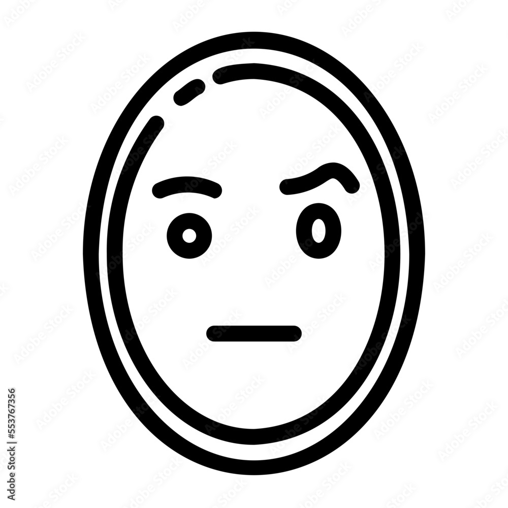 Fototapeta premium annoyed icon